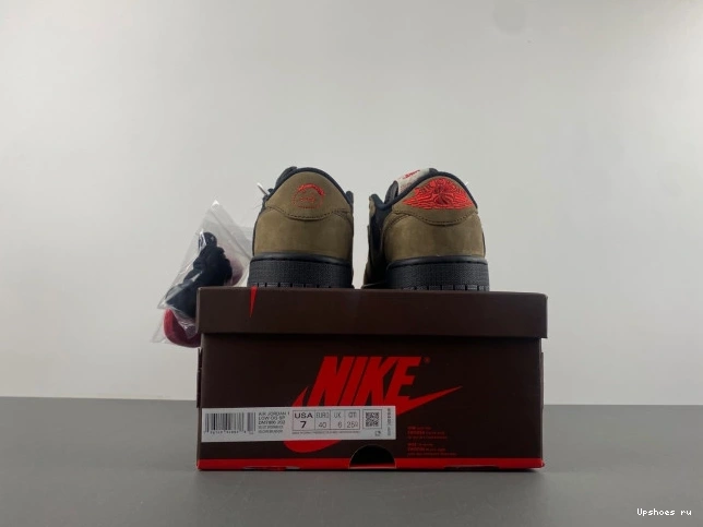 RETRO OG JORDAN 1 SCOTT TRAVIS LOW DM7866-2002 Brown  SP 0712